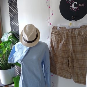 URBAN PIPELINE Shorts Men's Size 34 Brown plaid